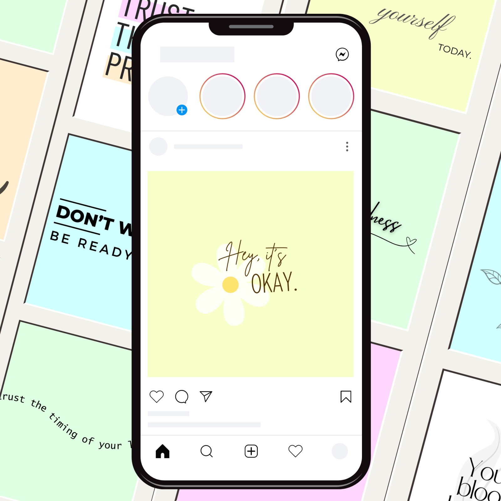 100 Inspirational Quote Pack Vol. 1 | Pastel | Instant Download Social Media Pack | #fyp | Mood Board | Instagram | Facebook | Personal | Business